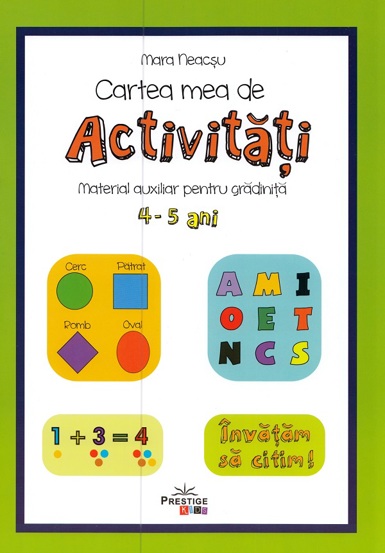 Cartea mea de activitati 4-5 ani