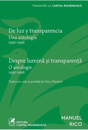 Despre lumina si transparenta. De luz y transparencia ( editie bilingva)