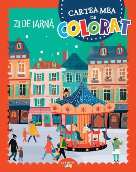 Zi de iarna. Cartea mea de colorat