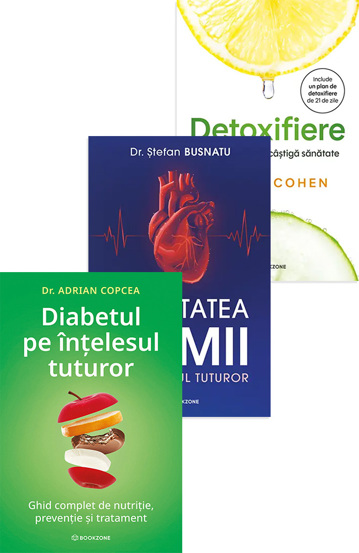 Pachet Trilogia echilibrului interior – metabolism, inima, detoxifiere 