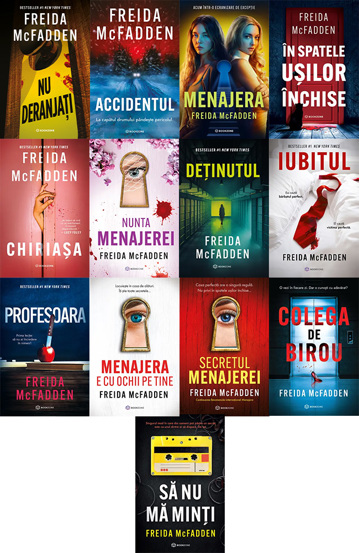 Pachet Freida McFadden si colectia completa de thrillere ravasitoare