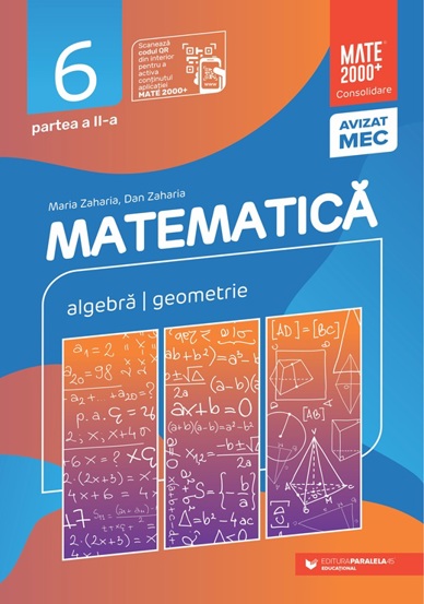 MATE CONSOLIDARE. CLS. VI. PARTEA II. 2025-2026