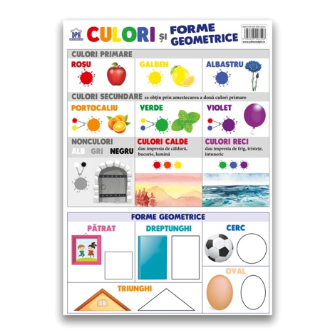 Culori si forme geometrice - Plansa