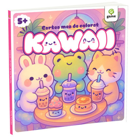 Cartea mea de colorat Kawaii