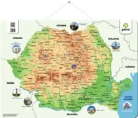 Harta României (poster)
