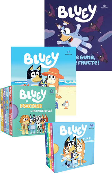 Pachet Bluey si lumea ei vesela