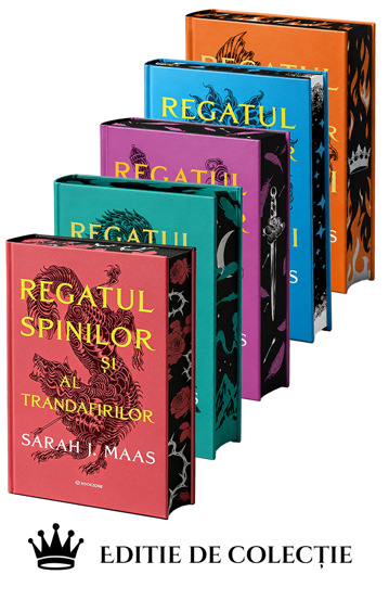 Seria Regatul spinilor si al trandafirilor Hardcover vol. 1-5  (ACOTAR) 