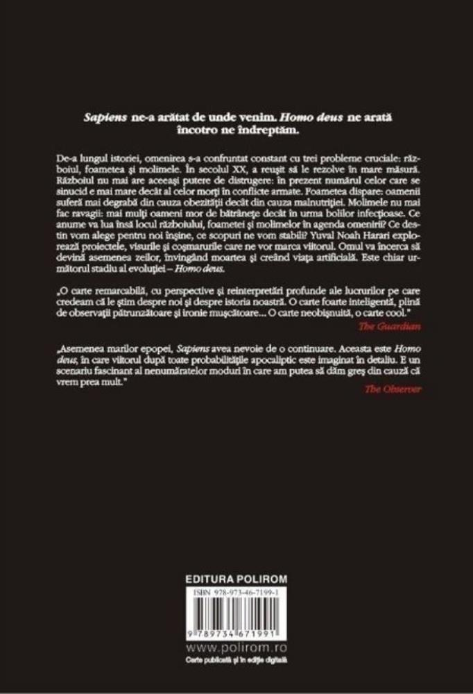 Homo Deus. Scurta istorie a viitorului