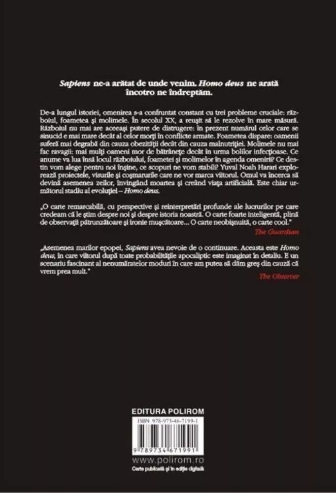 Homo Deus. Scurta istorie a viitorului