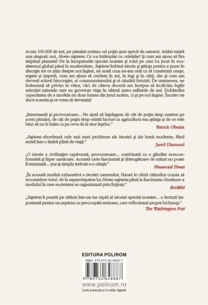 Sapiens. Scurta istorie a omenirii