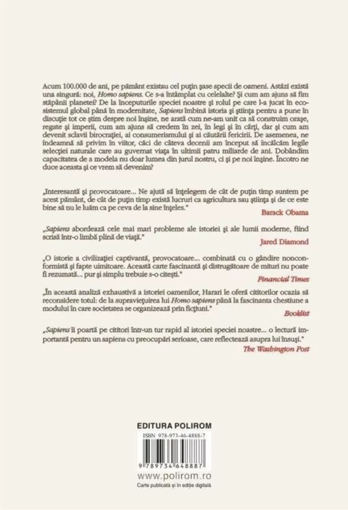 Sapiens. Scurta istorie a omenirii