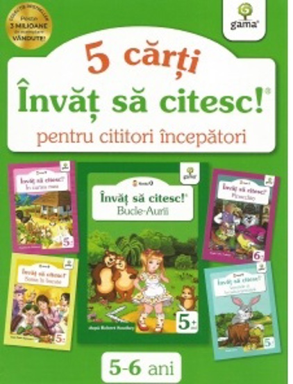 Pachet "Invat sa citesc pentru cititori incepatori 4" - 5-6 ani
