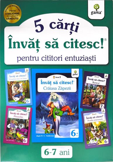 Pachet "Invat sa citesc pentru cititori entuziasti 6" - 6-7 ani