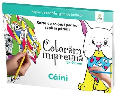 Colorăm împreună - Câini