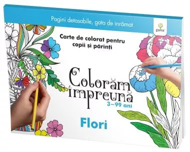 Colorăm împreună - Flori
