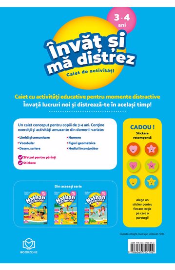 Imi place la gradinita (2-3 ani, 3-4 ani) + Invat si ma distrez (3-4 ani)