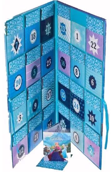 Disney. Regatul de gheata. Calendar de advent. Set cu 24 de carticele