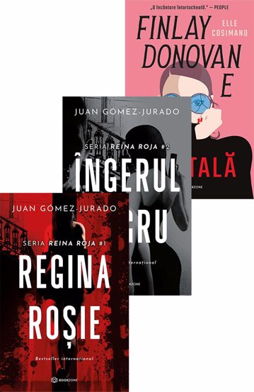 Pachet Regina rosie + Ingerul negru + Finlay Donovan e mortala