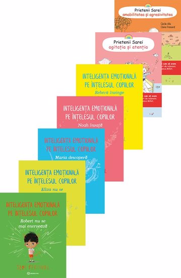 Pachet Inteligenta emotionala pe intelesul copiilor + Pachet Prietenii Sarei