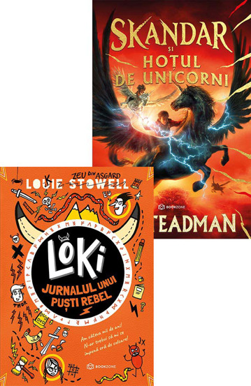 Loki: Jurnalul unui pusti rebel + Skandar si hotul de unicorni - Hardcover
