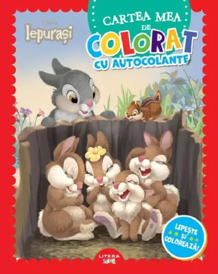 Disney: Iepurasi. Cartea mea de colorat cu autocolante