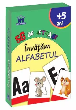 56 de Jetoane - Invatam - Alfabetul