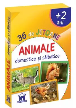36 de Jetoane - Animale domestice și sălbatice
