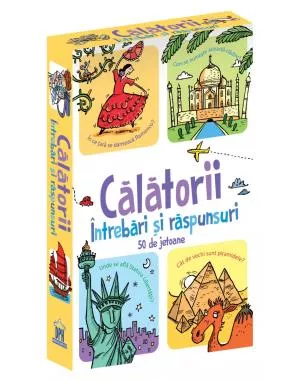 Călătorii - Întrebări și răspunsuri - 50 de Jetoane