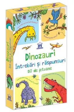 Dinozauri - Intrebari si raspunsuri - 50 de Jetoane