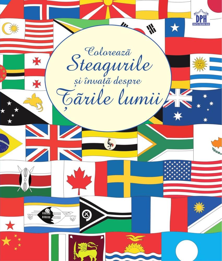 Coloreaza steagurile si invata despre tarile lumii