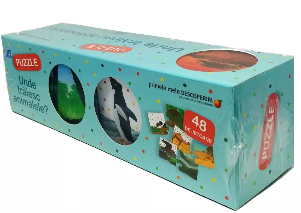 Unde traiesc animalele. Puzzle