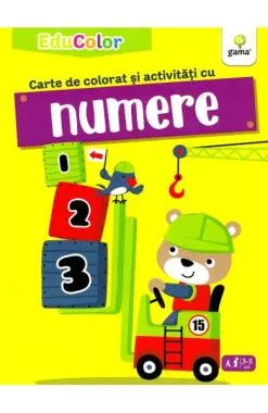 Carte de colorat si activitati cu numere