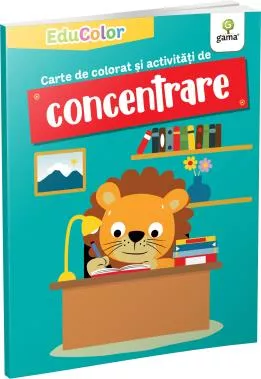 Carte de colorat și activități de concentrare