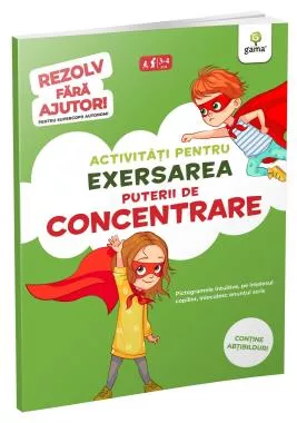 Activități pentru exersarea puterii de concentrare  • 3-5 ani