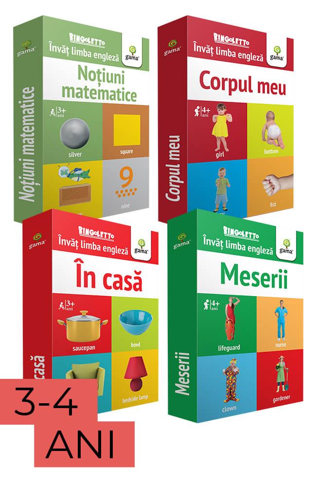 Pachet Invat limba engleza. Seria Bingoletto 2