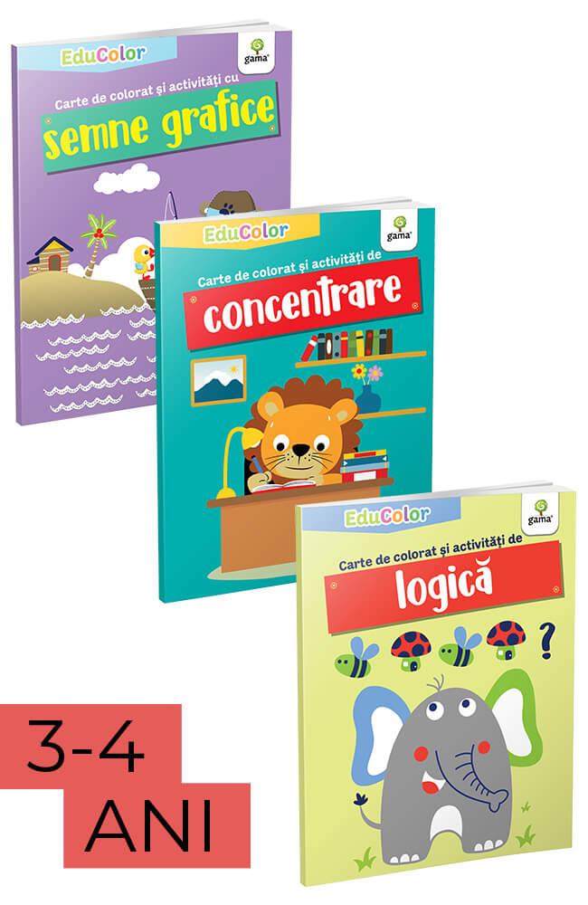 Pachet Carti de colorat si alte activitati pentru copii 2