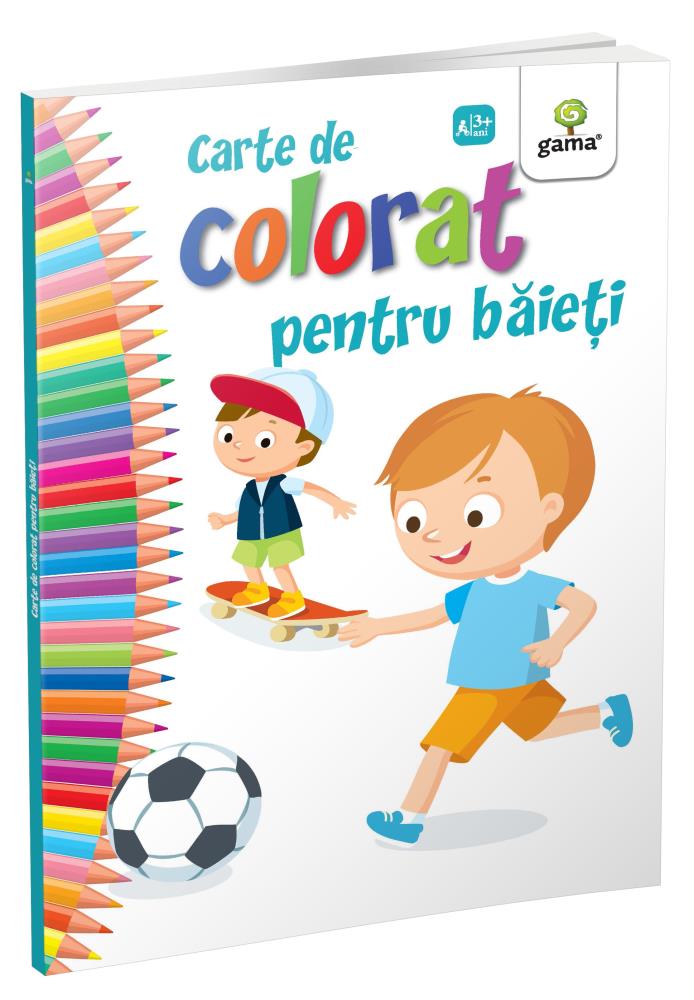 Carte de colorat pentru baieti - Editia 2018