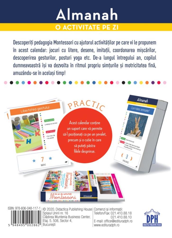 Almanah - O activitate pe zi: Un an de activitati Montessori