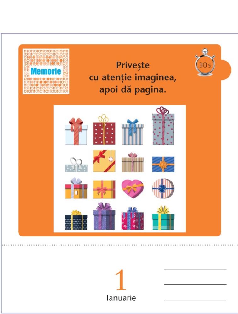 Almanah - O activitate pe zi: O memorie incredibila in 365 de zile