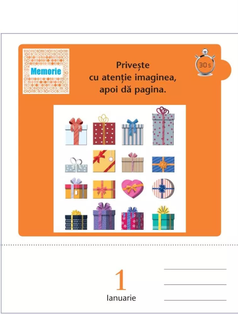 Almanah - O activitate pe zi: O memorie incredibila in 365 de zile