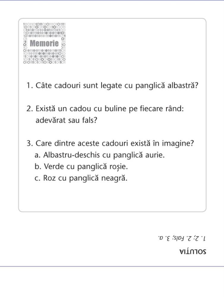 Almanah - O activitate pe zi: O memorie incredibila in 365 de zile