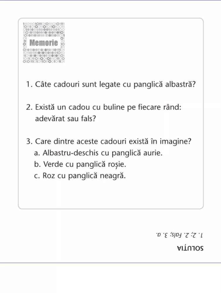 Almanah - O activitate pe zi: O memorie incredibila in 365 de zile